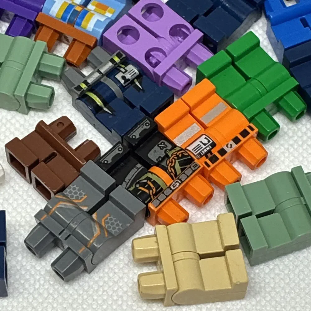 Lego LEGS Minifigure Parts Lot - Legs and Skirts Lot of 62 USED with Wear